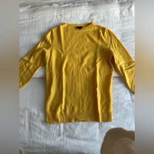 Talbots Sunny Yellow Cashmere Sweater